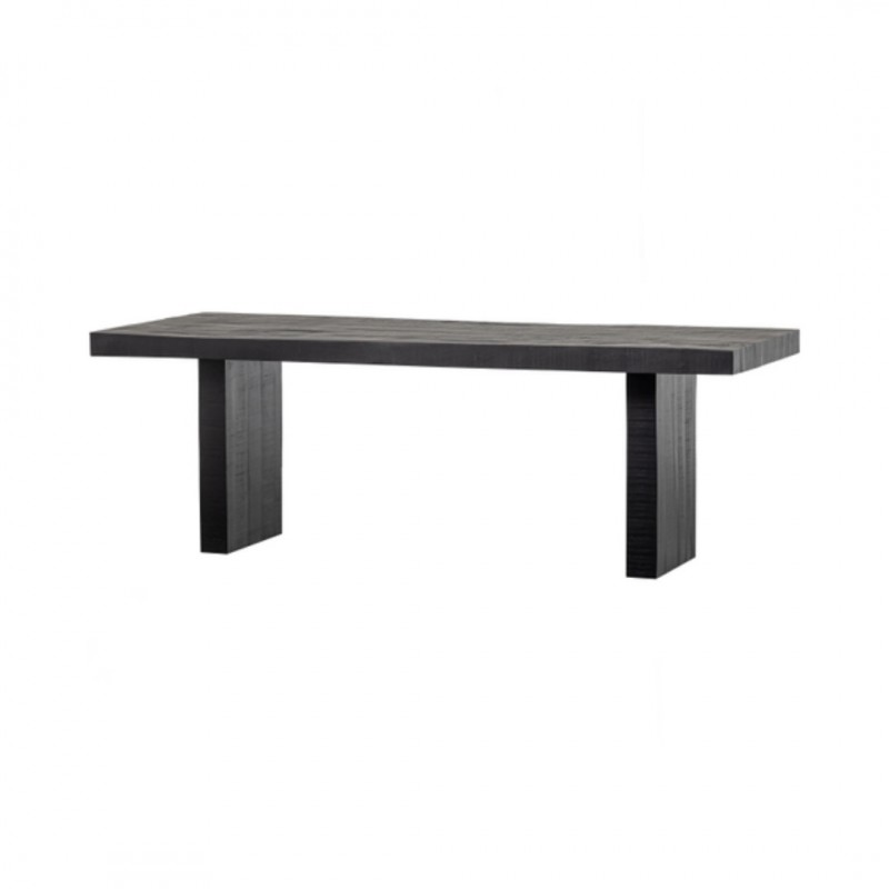 DINING TABLE BLACK MANGO WOOD 220 - DINING TABLES